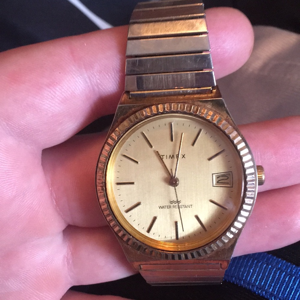 Timex stainless steel water resistant watch